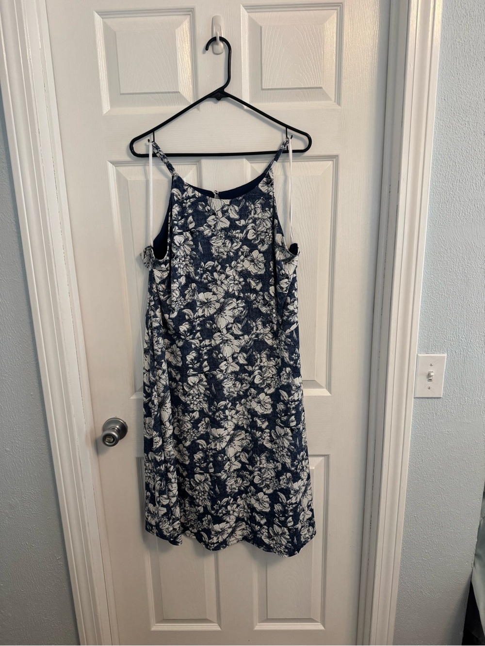 StitchFix Fortune + Ivy Floral Printed Knee Length Halter Dress